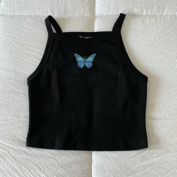 butterfly shein tank - Picture 2 of 3